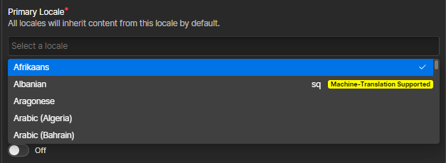 Localization technical notes